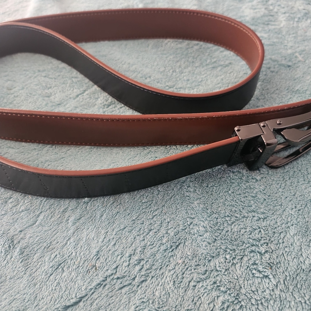 Men's Brown Leather Belt